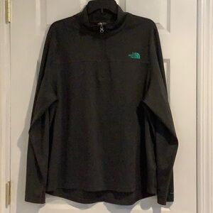 THE NORTH FACE Mens 1/4 Zip Gray Lightweight Gorpcore Flashdry Spring Jacket XL